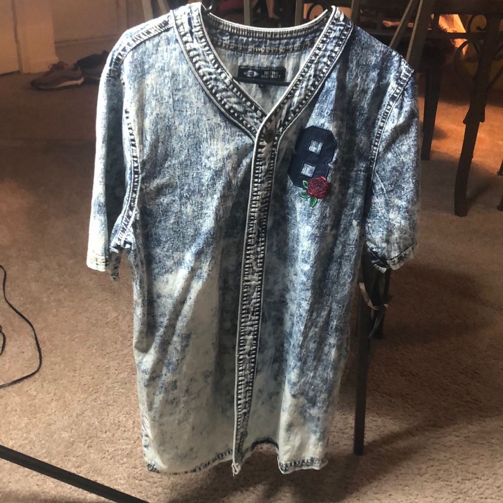 A nice blue button down